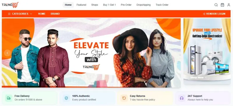 Multivendor E-commerce Platform
